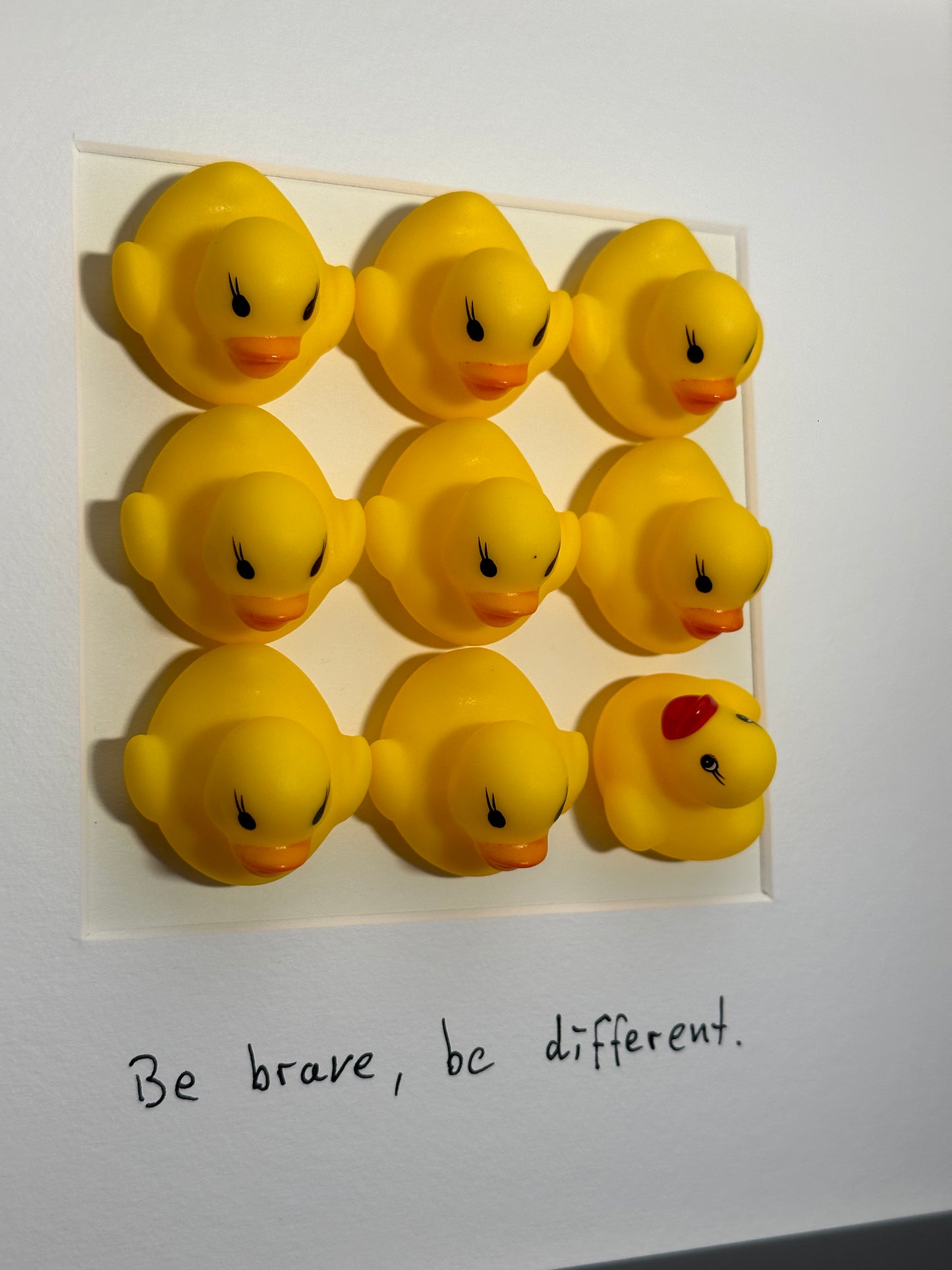 Be brave, be different